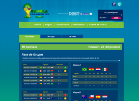 Quiniela Copa Mundial FIFA Brasil 2014 - Quiniela